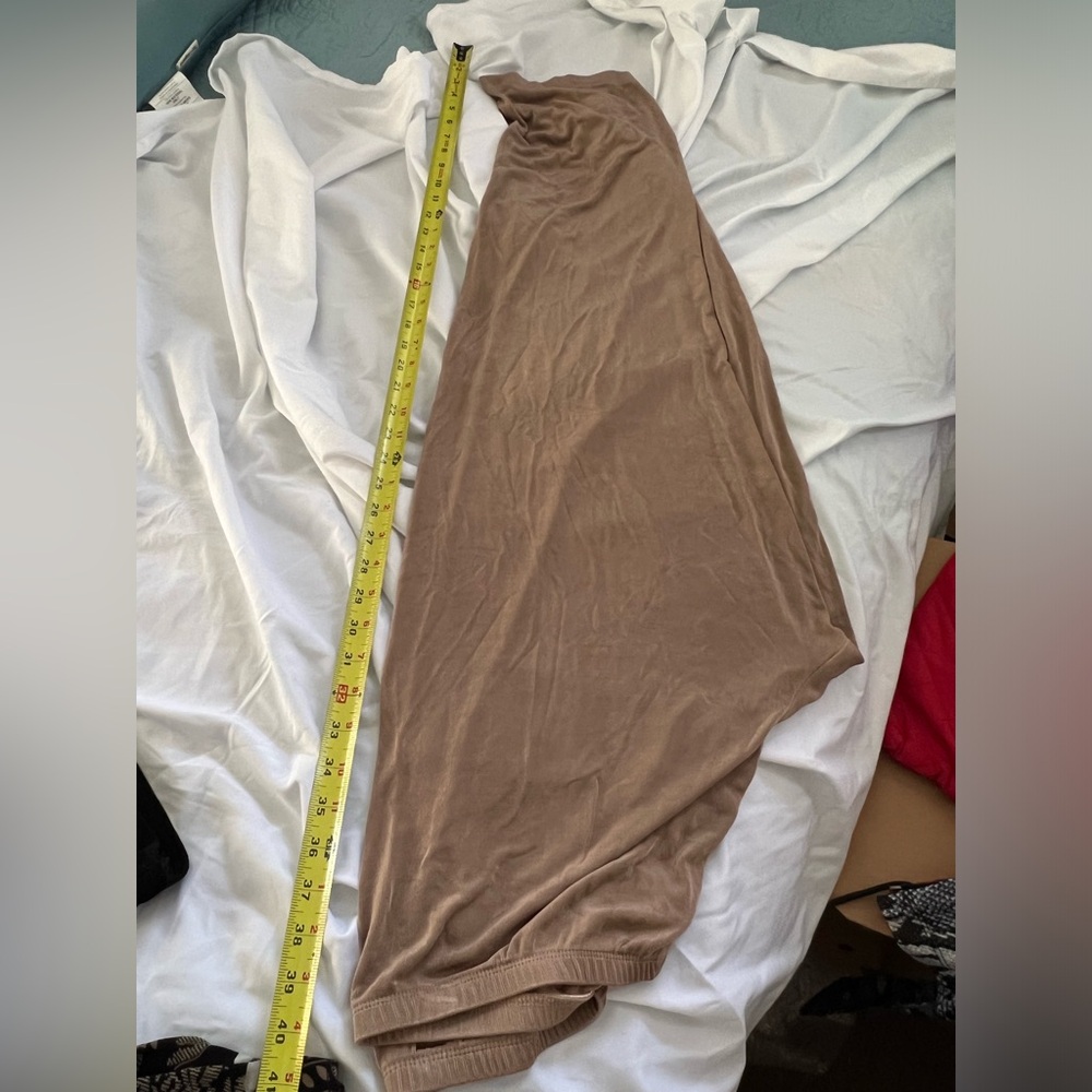 Chicos beige traveler slacks. Size 2 see pics for measurements K.